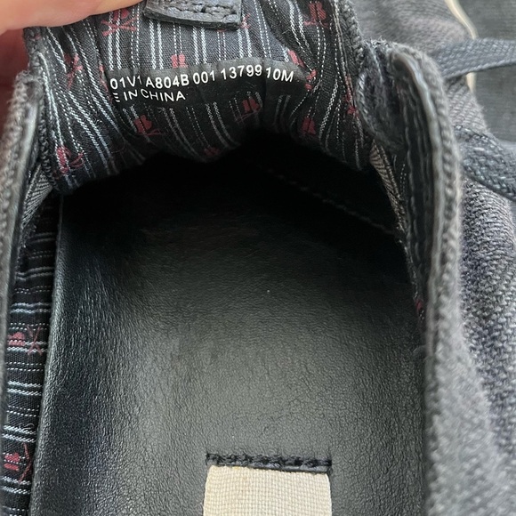 BooTLeg by John Varvatos Men’s cloth low trainers Sneakers Size 10 M - Picture 7 of 8